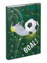 BAAGL  Zelena mape za šolske zvezke A4 Nogometni gol Baagl
