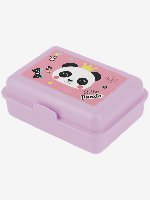 BAAGL  Vijolična škatla za prigrizke Panda Baagl