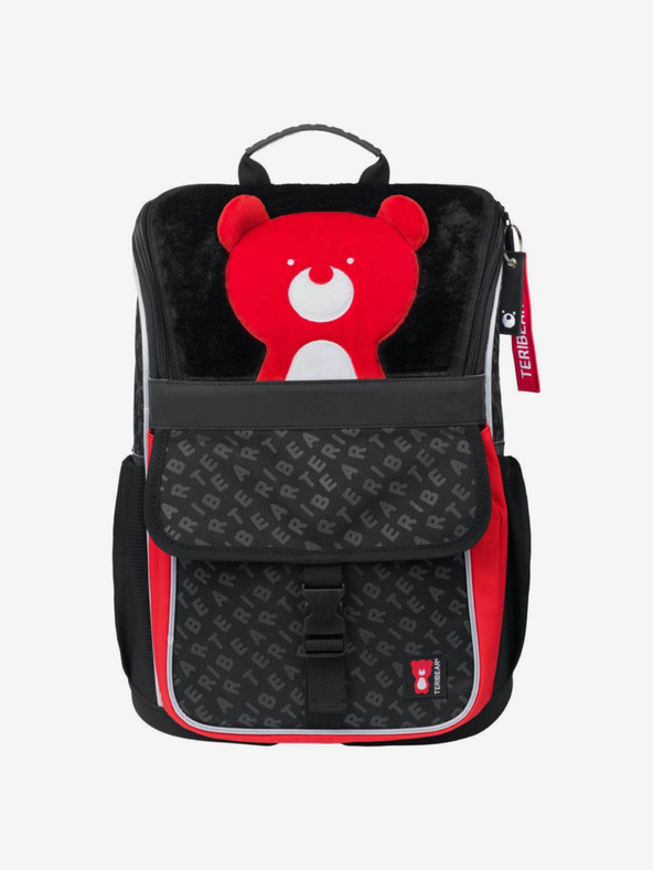 BAAGL  Črna šolska torbica zippy teribear Baagl