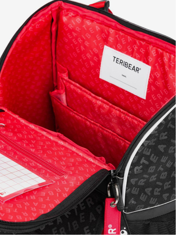 BAAGL  Črna šolska torbica zippy teribear Baagl