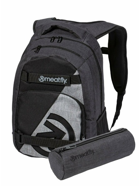 Meatfly Nahrbtnik Meatfly Exile Charcoal Heather / Grey Heather 24 L