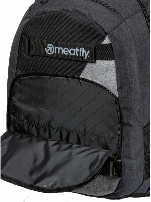 Meatfly Nahrbtnik Meatfly Exile Charcoal Heather / Grey Heather 24 L