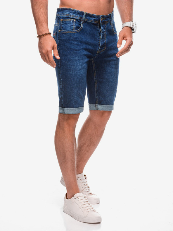 Edoti Moške jeans kratke hlače W - modre EDOTI