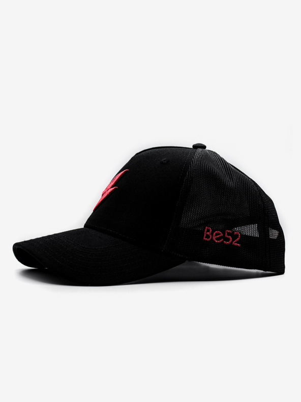 Be52 Be52 Bolt kapa premium črna/rdeča