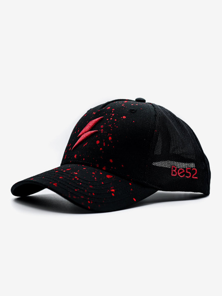 Be52 Be52 Bolt splash kapa premium črna/rdeča