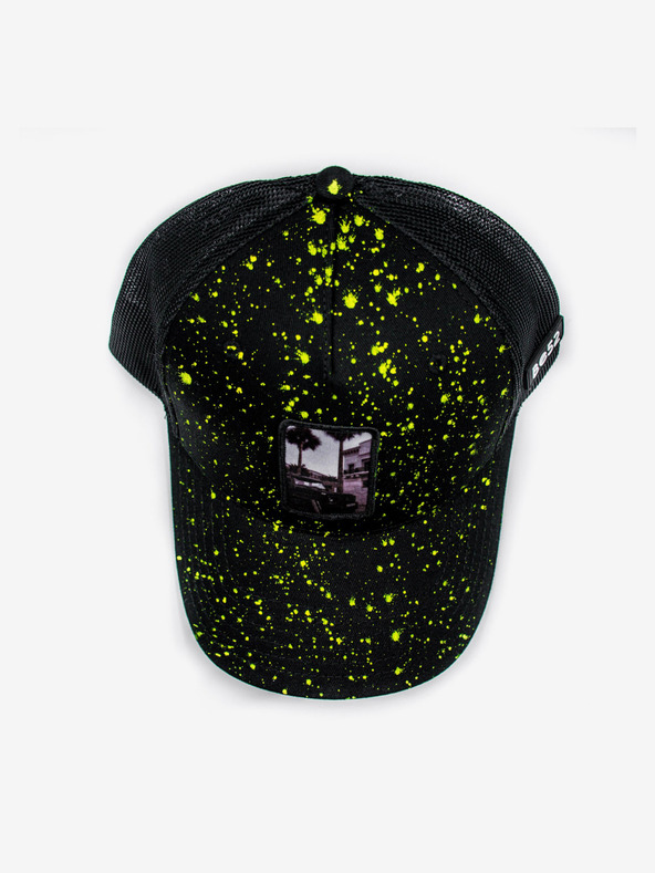 Be52 Be52 Wagon splash kapa premium črna/neon rumena