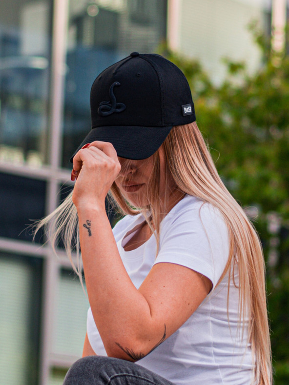 Be52 Be52 Snake kapa premium črna