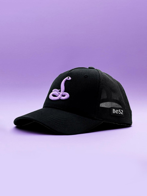 Be52 Be52 Snake kapa premium črna/svetlo vijolična