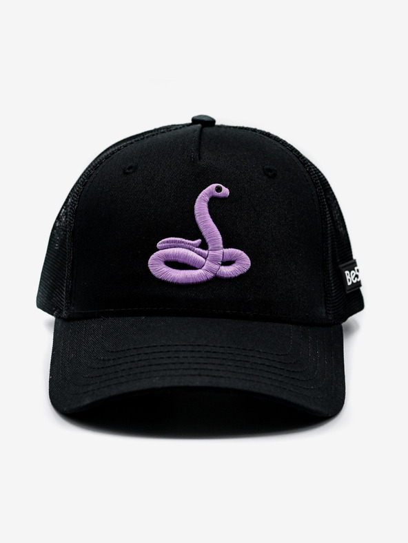 Be52 Be52 Snake kapa premium črna/svetlo vijolična