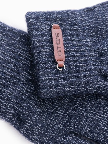 Ombre Clothing Moške pletene rokavice z volno Ombre Clothing