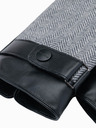Ombre Clothing Moške elegantne rokavice iz volnene mešanice Ombre Clothing