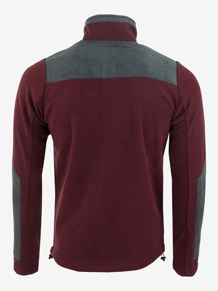 ALPINE PRO Moška majica ALPINE PRO CLEW merlot