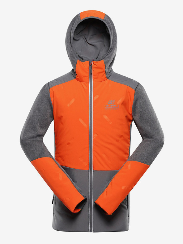 ALPINE PRO Oranžna moška hitro sušeča se majica Alpine Pro GOMAR