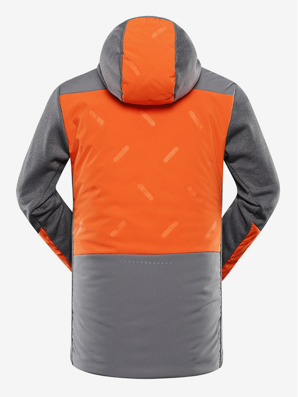 ALPINE PRO Oranžna moška hitro sušeča se majica Alpine Pro GOMAR