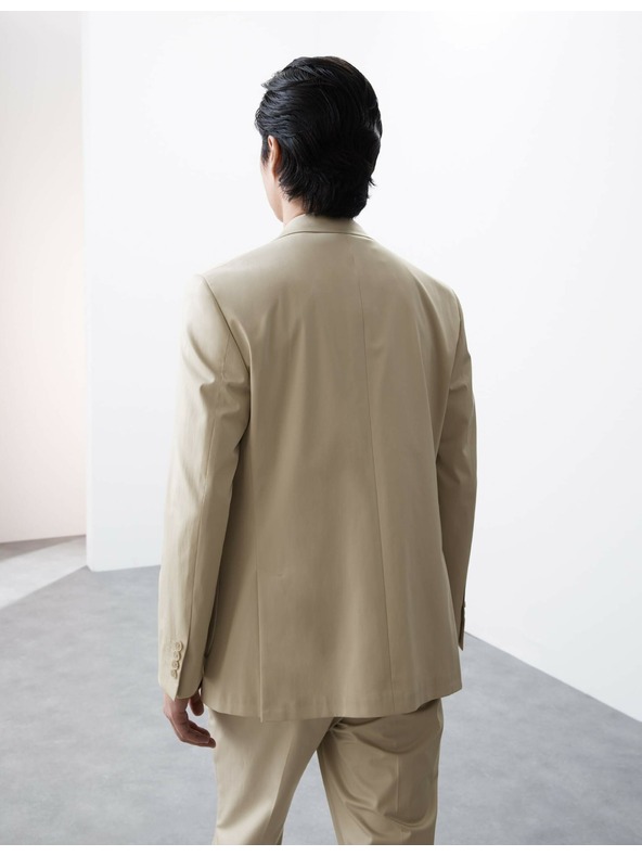 Marks & Spencer Marks & Spencer bež suknjič z visoko vsebnostjo bombaža, rahlo prilegajoč se