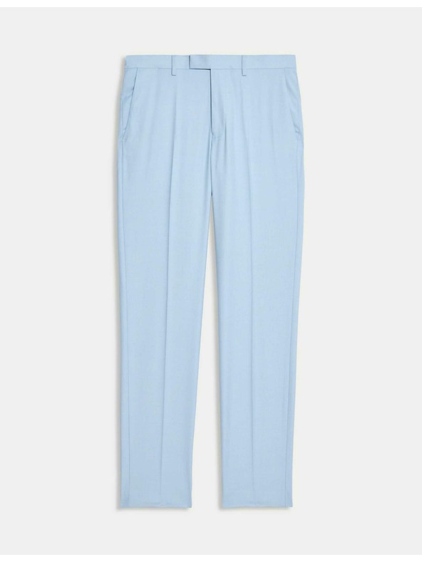 Marks & Spencer Hlače za obleko tankega kroja Marks & Spencer modre barve