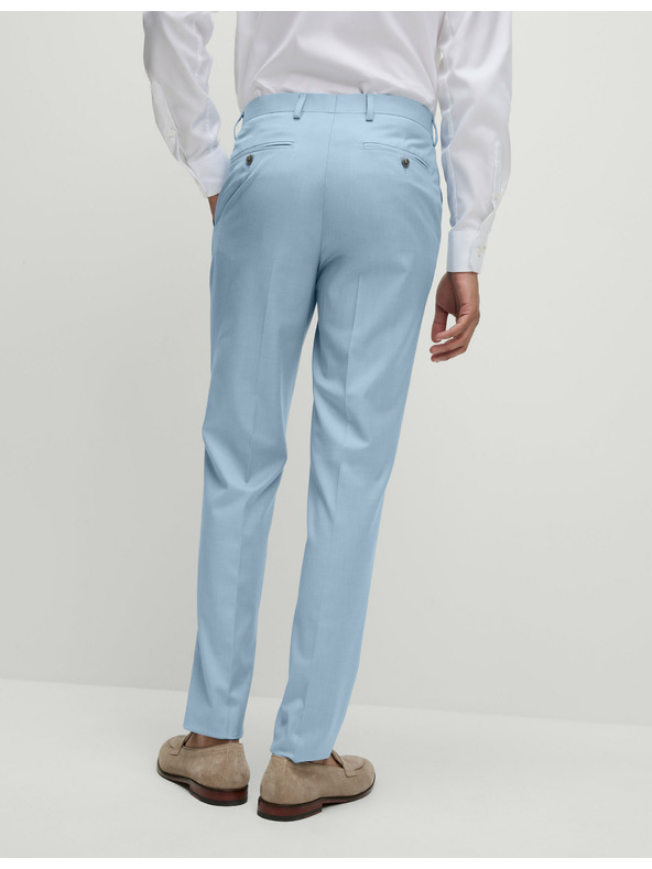Marks & Spencer Hlače za obleko tankega kroja Marks & Spencer modre barve