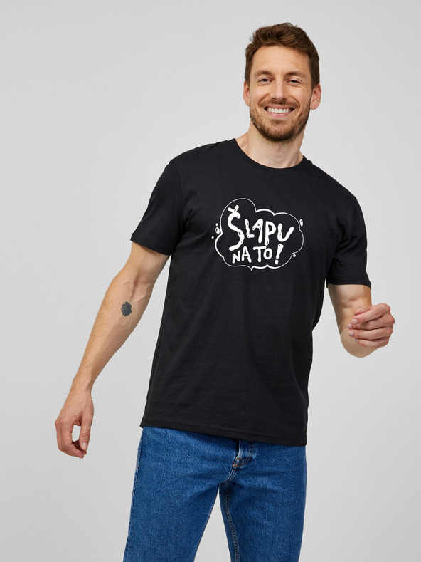 ZOOT.Original Črna moška majica ZOOT.Original Moška majica I'm stepping on it