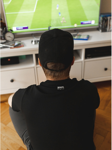 ZOOT.Original Črna moška majica ZOOT Original Í EJ SPORTS C N GEJM