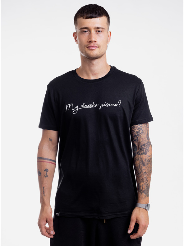 ZOOT.Original Črna moška majica ZOOT Original Are we writing today?