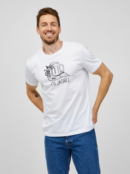 ZOOT.Original Bela moška majica s potiskom ZOOT.Original Aim bright