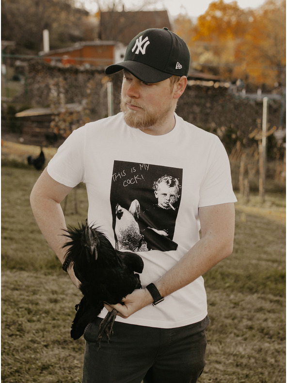 ZOOT.Original Bela moška majica ZOOT Original This Is My Cock