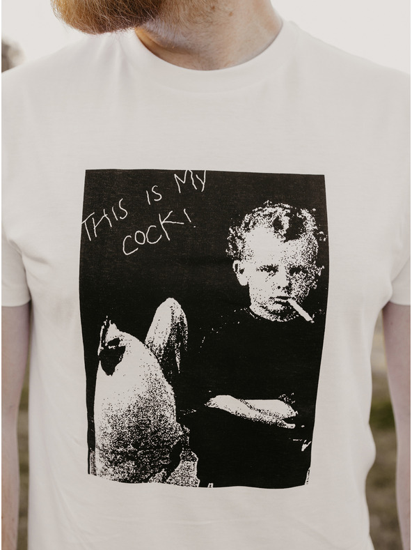 ZOOT.Original Bela moška majica ZOOT Original This Is My Cock