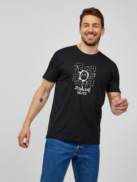 ZOOT.Original Črna moška majica ZOOT.Original Izgubljeno jajce
