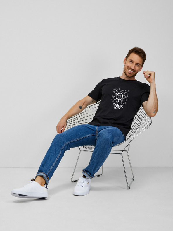 ZOOT.Original Črna moška majica ZOOT.Original Izgubljeno jajce