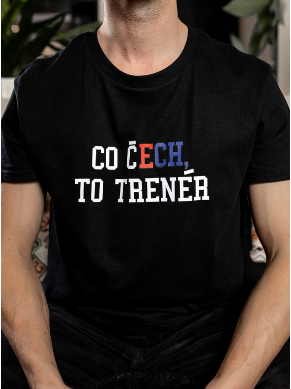 ZOOT.Original Črna moška majica ZOOT Original What's Czech is Coach