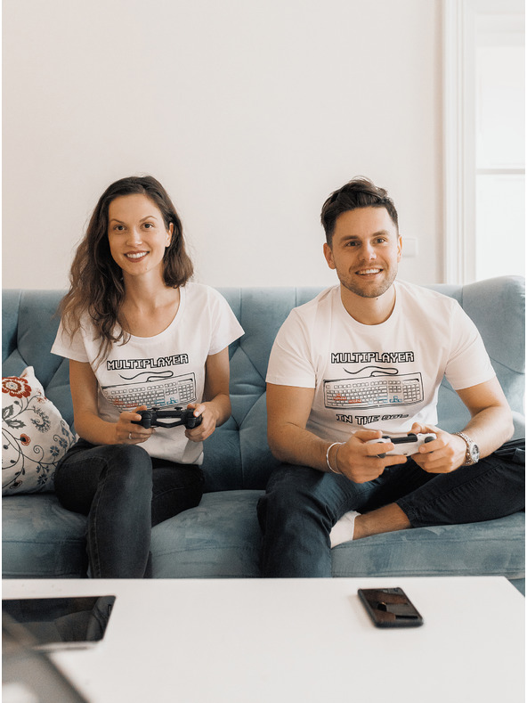 ZOOT.Original Bela moška majica ZOOT Original Devetdeseta leta večigralstvo