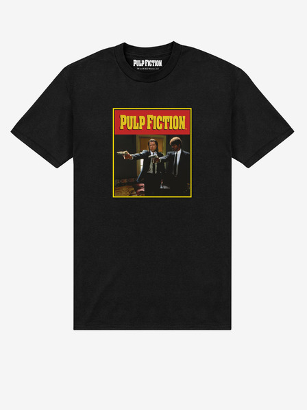 ZOOT.Fan Črna unisex majica ZOOT.Fan Pulp Fiction Jules