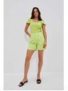 Moodo Svetlo zelene ženske kratke hlače Moodo