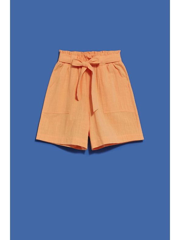 Moodo Oranžne ženske hlače Moodo