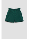Moodo Temno zelene ženske kratke hlače Moodo