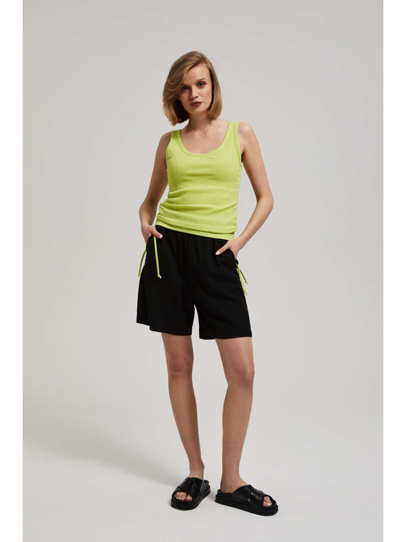 Moodo Črne ženske kratke hlače Moodo