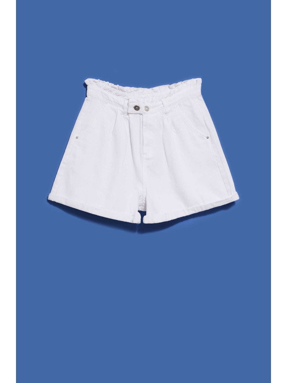 Moodo Bele ženske hlače Moodo