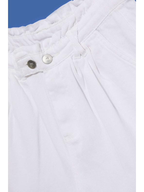 Moodo Bele ženske hlače Moodo
