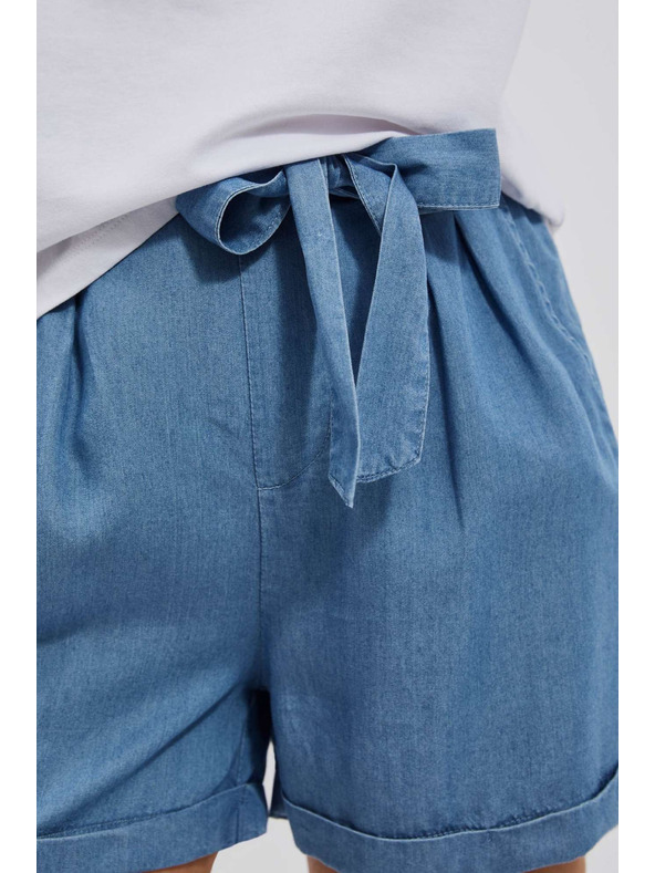 Moodo Modre ženske kratke hlače iz džinsa Moodo