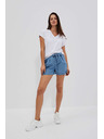 Moodo Modre ženske kratke hlače iz džinsa Moodo