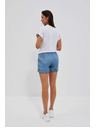 Moodo Modre ženske kratke hlače iz džinsa Moodo