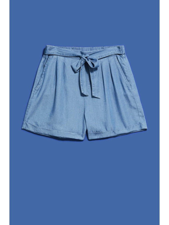 Moodo Modre ženske kratke hlače iz džinsa Moodo