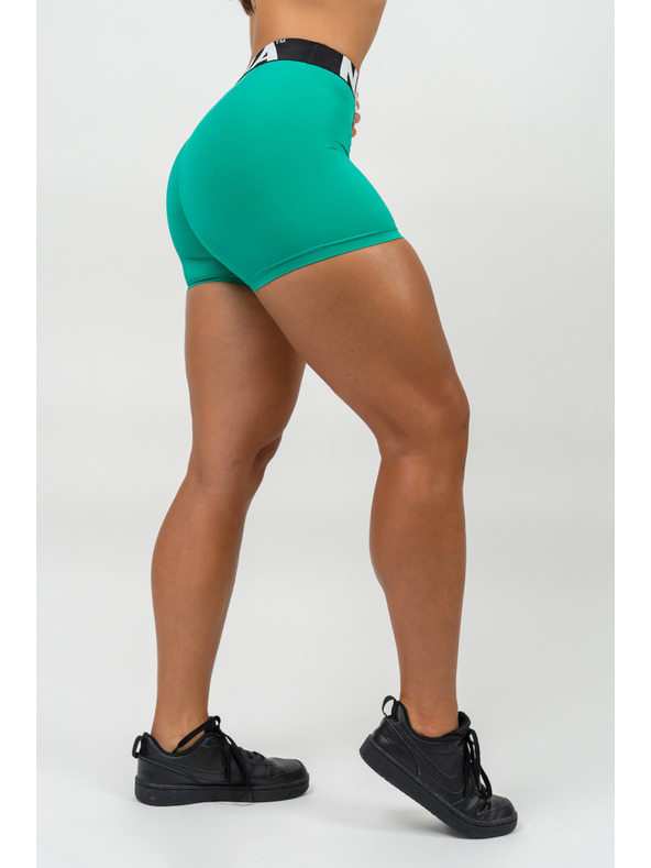 Nebbia Kratke hlače za fitnes z visokim pasom GLUTE PUMP 240 XS,zelena