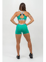 Nebbia Kratke hlače za fitnes z visokim pasom GLUTE PUMP 240 XS,zelena