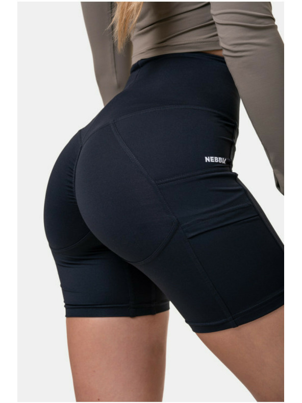 Nebbia Fit & Smart Ženske kolesarske kratke hlače 575 Black XS,črna