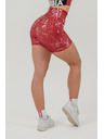 Nebbia Legínové šortky s vysokým pásom 5" HAMMIES 615 XS, červená