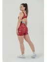 Nebbia Legínové šortky s vysokým pásom 5" HAMMIES 615 XS, červená