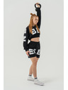 Nebbia Teplákové šortky 6" MUSCLE MOMMY 624 XS, čierna