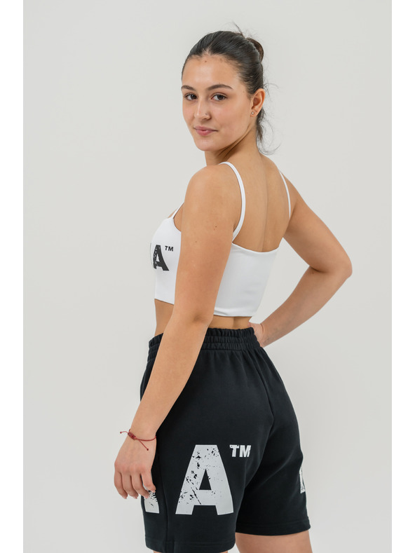 Nebbia Teplákové šortky 6" MUSCLE MOMMY 624 XS, čierna