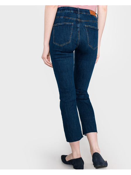 Vero Moda Modre ženske straight fit kavbojke Vero Moda Sheila